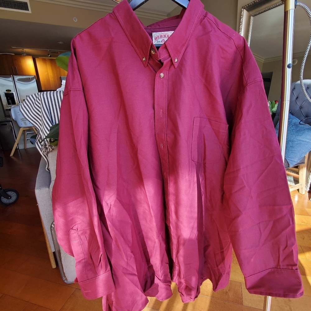 Mens 5XL Button Up Shirt